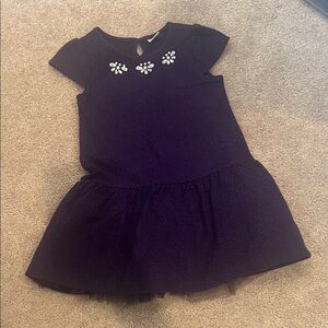 Gymboree Purple Kids Dress with Floral Details